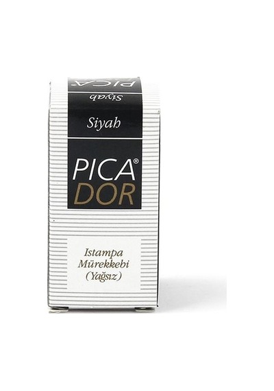 Picador Istampa Mürekkebi 30 CC Renk - Siyah Ke-001