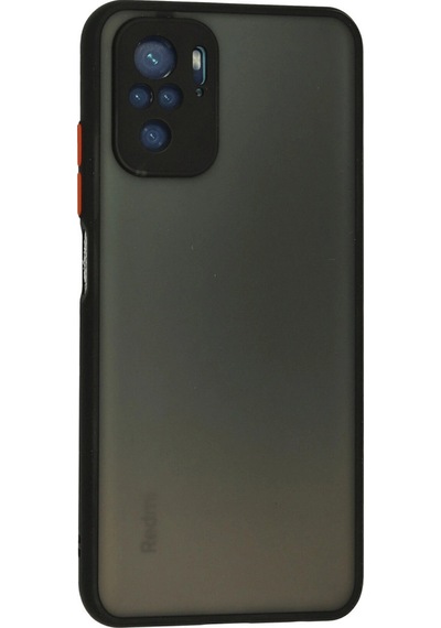 Xiaomi Redmi Note 10 Kılıf Montreal Silikon Kapak - Siyah -