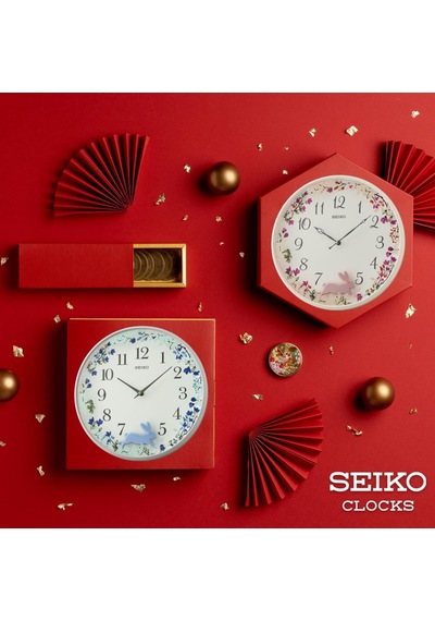 Seiko Clocks Qxc238w Tavşan Figürlü Sarkaçlı Duvar Saati Beyaz