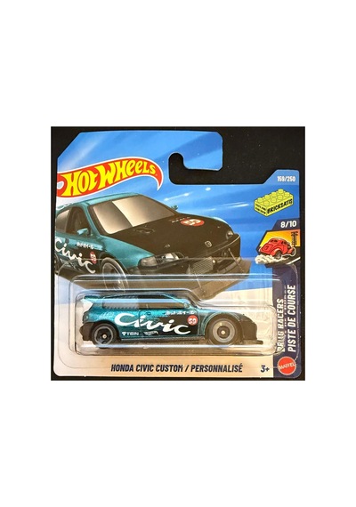Tekli Arabalar Honda Civic Custom Jjj81 Drag Racers Çok Renkli