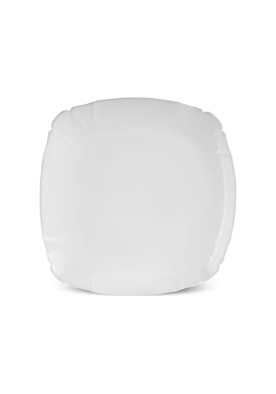 Karaca Tonny 6 Parça Opal Pasta Takımı Beyaz 19 Cm Şeffaf
