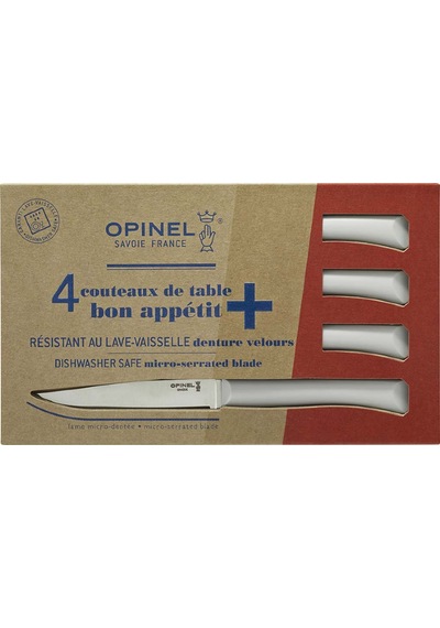 Opinel Bon Appetit 4 Parça Paslanmaz Sofra Bıçağı Çok Renkli