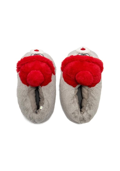 Twigy Ee0534 Tw Griso Kadın Hayvanlı Panduf Gri 36-41 Gri