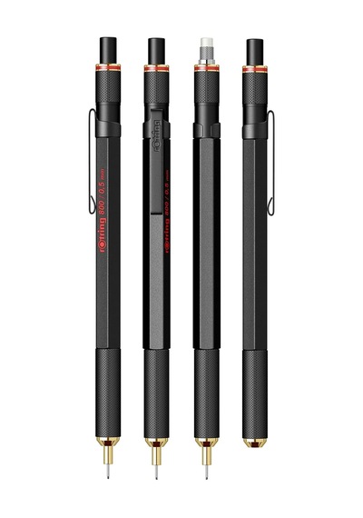 Rotring 800 Mekanik Kurşun Kalem 1904447 Siyah,0.5 Mm Diğer
