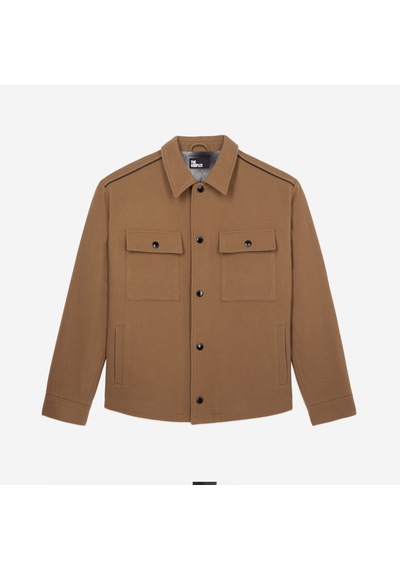 The Kooples Erkek Yün Karışımlı Kahverengi Ceket