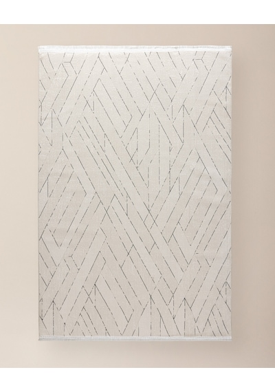 Madame Coco Burcet Halı - Krem/gri - 80x300 Cm 8684427188897 Çok Renkli