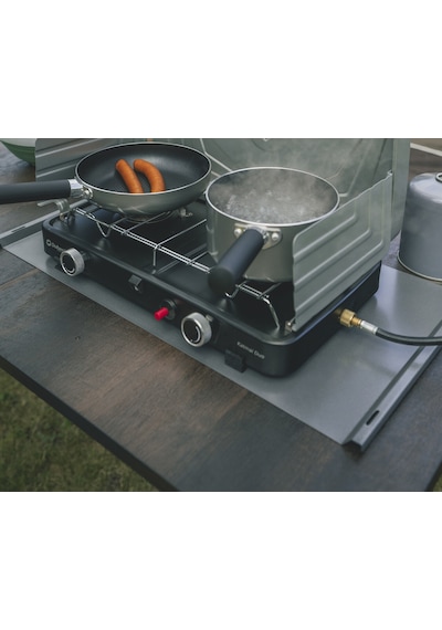 Outwell Heat Diffusion Plate & Windshield Isı Yalıtımlı Portatif Rüzgarlık Gri