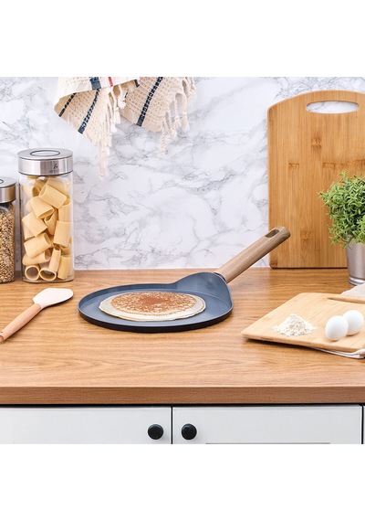 2 Adet Ar Yıldız Eco Seramik 26 Cm Krep Tava Çok Renkli