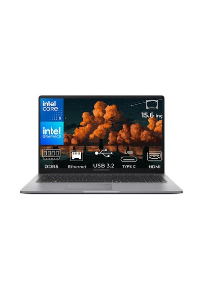 Asus Exper TBook P1 P1503CVA-C516512G0D-K05 Core 5 210H 128 GB 512 GB SSD 15.6" Free Dos Dizüstü Bilgisayar