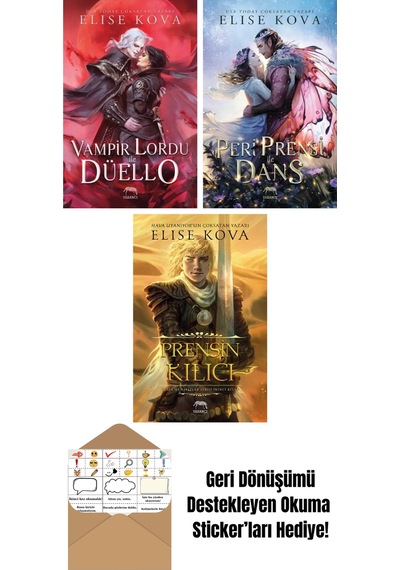 Vampir Lordu İle Düello + Peri Prensi İle Dans + Prensin Kılıcı Altın Muhafızlar Serisi 2 Ciltli