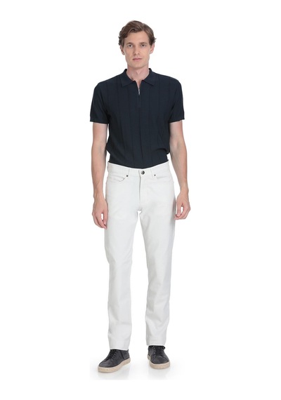 Hatemoğlu Taş Regular Fit Pamuklu 5 Cep Kanvas Pantolon 35337 Taş