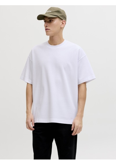 Jack&jones Jjebarron Tee Ss O-neck Noos Beyaz