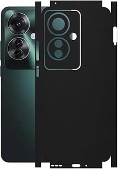 Oppo Reno 11f Mat Siyah Arka Kaplama