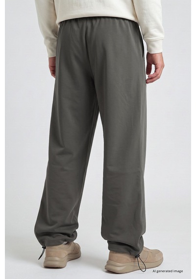 TOMMYLIFE Haki Lastikli Erkek Baggy Eşofman Alt - 82200
