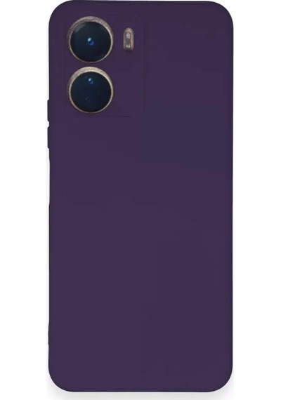 Newface Vivo Y16 Kılıf Nano İçi Kadife Silikon - Mor