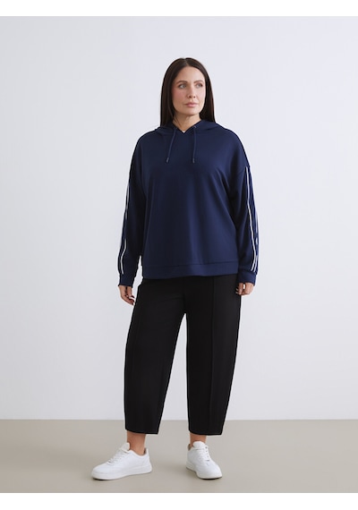 Lcw Everyday Lacivert Oversize Kadın Hoodie