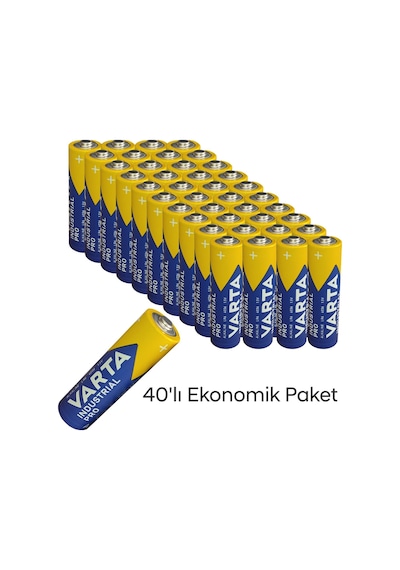 Varta Endüstriye Pro Aa Kalem Pil 40 Lı Paket