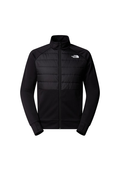 The North Face M Reaxıon 2.0 Fleece Hybrıd Full Zıp Jkt Black Siyah