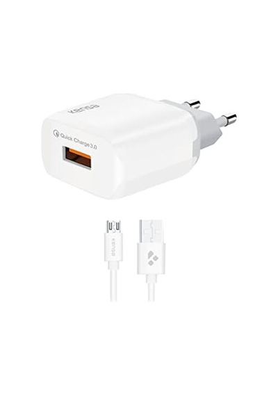 Micro Usb Girişli Hızlı Şarj Aleti - Hızlı Veri Aktarımı - 1 M Uzunlukta Kablo