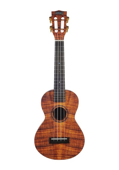 Mahalo Ma2ka Artist Elite Series Concert Ukulele Flame Koa