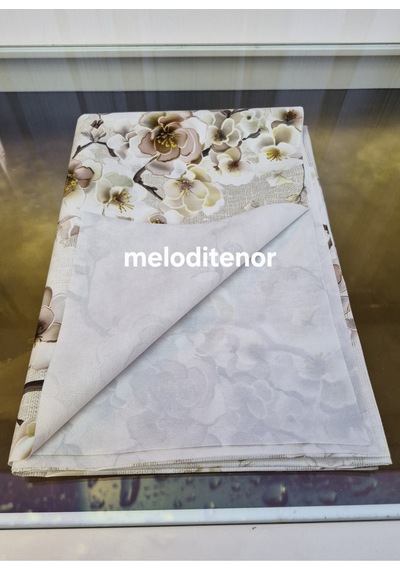 Bahar Dalı Pastel Krem Beyaz Çiçekli Astarlı Kaymaz Kolay Silinebilir Pvc Muşamba Masa Örtüsü Kahverengi , Krem , Beyaz Bahar Dalı Pastel Krem Beyaz Çiçekli Astarlı Kaymaz Kolay Silinebilir Pvc Muşamba Masa Örtüsü Kahverengi , Krem , Beyaz