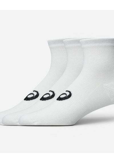 Asics 3 Pack Quarter Sock Beyaz Koşu Çorabı 3033c299-100