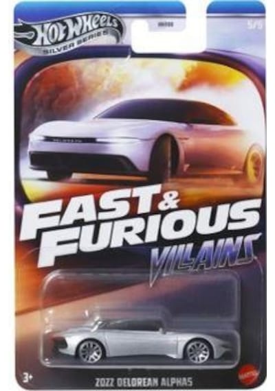 Hot Wheels Fast Furious Villains 2022 Delorean Alphas Hnr88 Jby38