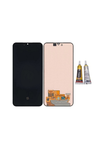 Te Samsung Uyumlu A34 5g A346f Lcd Ekran Siyah + B7000