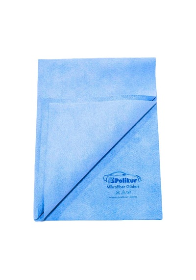 Polikur 3356 Mikrofiber Güderi Oto Kurulama Bezi & Spark 7050 Şönil Oto Temizlik Eldiveni 2'li Set