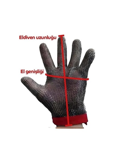 Koruyucu Çelik Eldiven 5 Parmak Medium/bmglv-01m Diğer