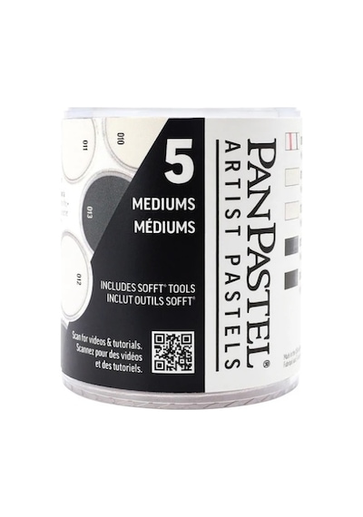 Panpastel Ultra Soft Artist Pastel Medium Set 5'li Çok Renkli