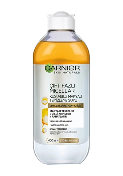 Garnier Micellar Çift Fazlı Kusursuz Makyaj Temizleme Suyu 400 Ml