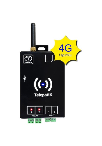 TelepatiK-2, 4G destekli, Uzaktan GSM ile Kontrol Cihazı ( Sulama, Kapı Açma,Pompa Çalıştırma)