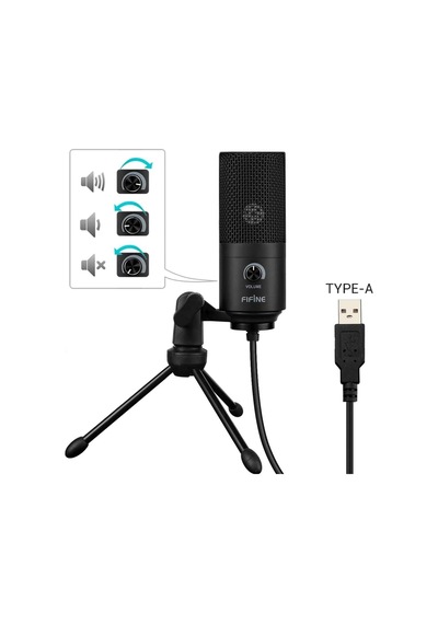 Usb Mikrofon Pc Gaming, Mikrofon, Mac Ps4 Ps5 İçin, Standlı Podcast Mikrofon, Stüdyo Kalitesi Kayıt Kondansatörü,