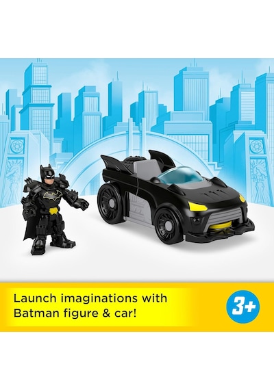 Fisher-price Imaginext Dc Super Friends Metal Force Batmobile Oyu