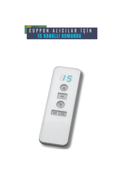 15 Kanallı Kumanda - Cuppon Alıcılar İçin