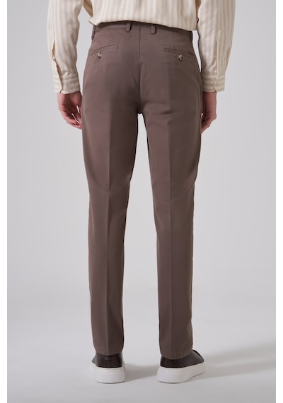 Morven Erkek Kahve Pamuk Trend Dynamic Fit Chino Pantolon 26ks003006400 Kahve