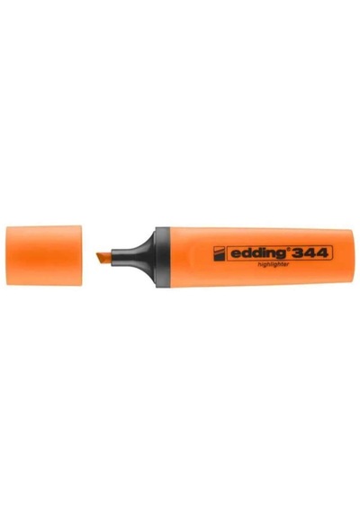 Edding 344 Turuncu Fosforlu Kalem 10'lu Çok Renkli