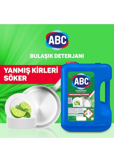 Abc Deterjan Bulaşık Deterjanı Misket Limonu 4 Kg