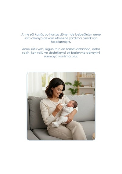 Babyjem Yumuşak Uçlu Anne Süt Kaşığı