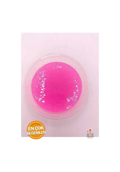 5li Simli Kutulu Hazır Slime Seti - 6 Renk 135 Gr Pembe