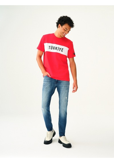 LOFT Regular Fit Erkek Tshirt K.kol Lf2038390 Q1.v1 Kırmızı