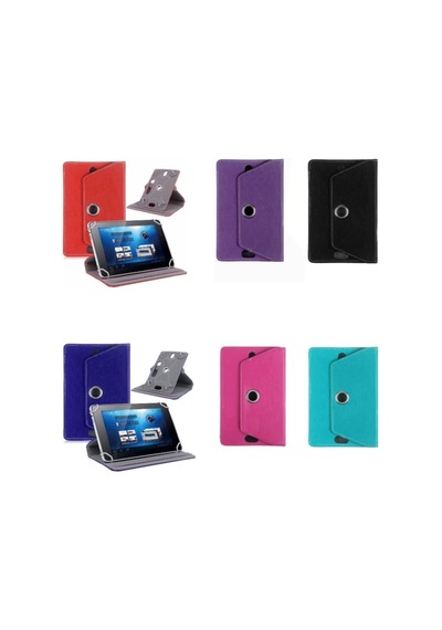Alcatel 1t10 2020 10 Inç Uyumlu 360 Dönebilen Standlı Kapaklı Universal Tablet Kılıfı Kapaklı Kılıf