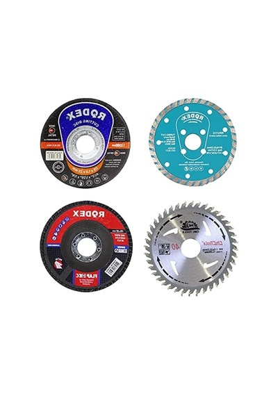 Mermer, Ahşap Ve Granit Kesme Flap Disk Seti - 4 Parça