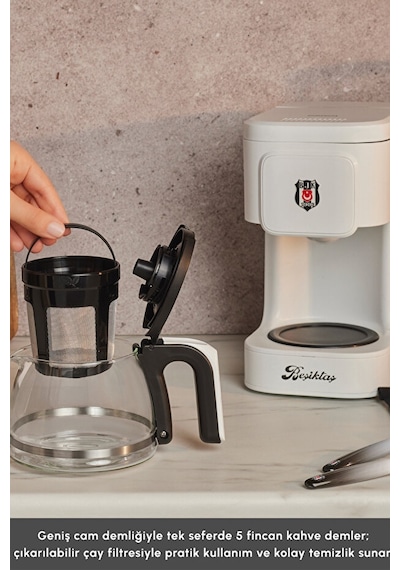 Karaca Just Coffee Aroma 2 İn 1 Beşiktaş Filtre Kahve Ve Çay Demleme Makinesi