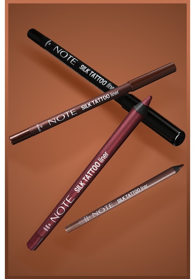 Note Cosmetics Silk Tattoo Liner Suya Dayanıklı İpeksi Jel Göz Kalemi - 01 Midnight - Siyah (Mat)