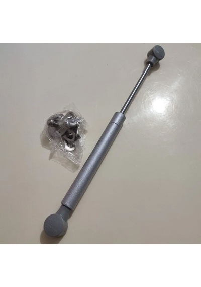 Cateksss Std Dolap Amortisörü Gazlı Piston Kapak Hidroliği 80 N 27 Cm - 56 Lı Paket Gümüş
