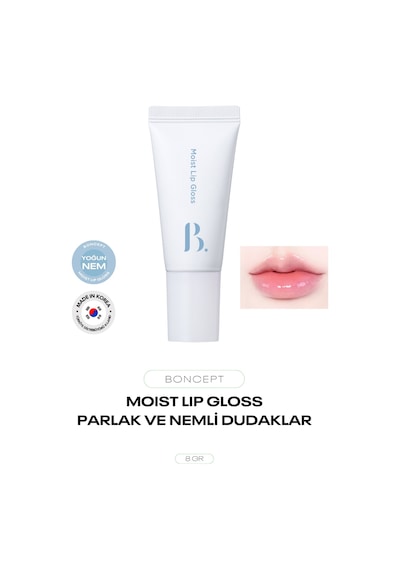 Nemli Ve Parlak Görünüm Sağlayan Kore Gloss Moist Lip Gloss Diğer