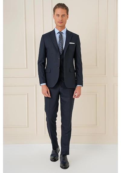 Efor Slim Fit Lacivert Klasik Takım Elbise Tk 896 Lacivert