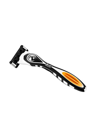 Hybrid 5 Flex Erkek Tıraş Bıçağı 1 Sap Ve 2 Yedek Başlık 5 Bıçak , 5 Nano Teknolojik Titanyum Bıçak, E Vitamini İle Zenginleştirilmiş Geniş Kayganlaştırıcı Bant